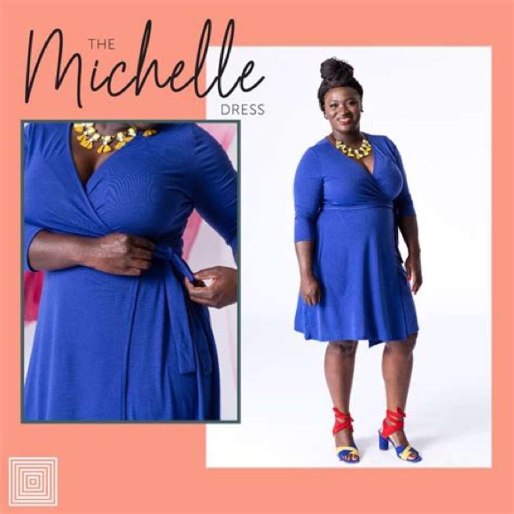LulaRoe Michelle Dress NAVY